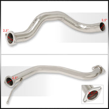 Load image into Gallery viewer, Honda Civic Hatchback 1988-1991 Stainless Steel Catback Exhaust System (Piping: 2.25" / 58mm | Tip: 4.5")