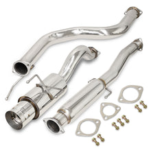 Load image into Gallery viewer, Honda Civic Hatchback 1992-1995 N1 Style Stainless Steel Catback Exhaust System (Piping: 2.5" / 65mm to 3.0" / 76mm | Tip: 4.5")