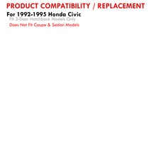 Load image into Gallery viewer, Honda Civic Hatchback 1992-1995 N1 Style Stainless Steel Catback Exhaust System (Piping: 2.5" / 65mm to 3.0" / 76mm | Tip: 4.5")