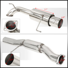 Load image into Gallery viewer, Honda Accord 2.3L I4 1998-2002 N1 Style Stainless Steel Catback Exhaust System (Piping: 2.5" / 65mm | Tip: 4.5")