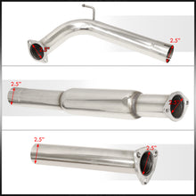 Load image into Gallery viewer, Honda Accord 2.3L I4 1998-2002 N1 Style Stainless Steel Catback Exhaust System (Piping: 2.5" / 65mm | Tip: 4.5")
