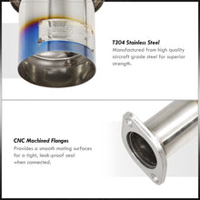 Load image into Gallery viewer, Honda Accord 3.0L V6 1998-2002 N1 Style Stainless Steel Catback Exhaust System Burnt Tip (Piping: 2.5" / 65mm | Tip: 4.5")