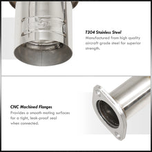 Load image into Gallery viewer, Honda Accord 3.0L V6 1998-2002 N1 Style Stainless Steel Catback Exhaust System (Piping: 2.5" / 65mm | Tip: 4.5")