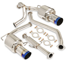 Load image into Gallery viewer, Hyundai Tiburon V6 2003-2006 Dual Tip Stainless Steel Catback Exhaust System Burnt Tip (Piping: 2.5" / 65mm | Tip: 4.5")