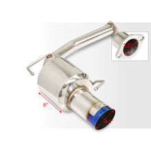 Load image into Gallery viewer, Hyundai Tiburon V6 2003-2006 Dual Tip Stainless Steel Catback Exhaust System Burnt Tip (Piping: 2.5" / 65mm | Tip: 4.5")