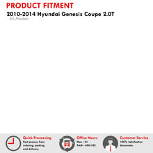 Load image into Gallery viewer, Hyundai Genesis Coupe 2.0L Turbo 2010-2014 Quad Tip Stainless Steel Catback Exhaust System (Piping: 2.5" / 65mm | Tip: 3.5")