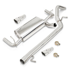Load image into Gallery viewer, Jeep Wrangler 2 Door 2007-2017 Dual Tip Stainless Steel Catback Exhaust System (Piping: 2.5" / 65mm | Tip: 3.5")
