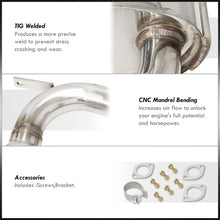 Load image into Gallery viewer, Mini Cooper S 2002-2006 Dual Tip Stainless Steel Catback Exhaust System (Piping: 2.0" / 51mm | Tip: 2.5")