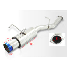 Load image into Gallery viewer, Nissan 240SX S13 1989-1994 N1 Style Stainless Steel Catback Exhaust System Burnt Tip (Piping: 3.0&quot; / 76mm | Tip: 4.5&quot;)
