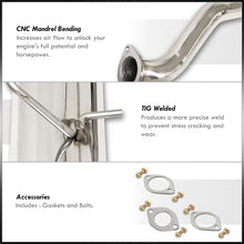 Load image into Gallery viewer, Nissan Sentra SE-R Spec V 2002-2006 N1 Style Stainless Steel Catback Exhaust System Burnt Tip (Piping: 2.5" / 65mm | Tip: 4.5")