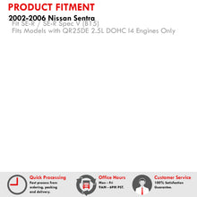 Load image into Gallery viewer, Nissan Sentra SE-R Spec V 2002-2006 N1 Style Stainless Steel Catback Exhaust System (Piping: 2.5" / 65mm | Tip: 4.5")