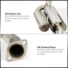 Load image into Gallery viewer, Nissan 370Z 2009-2020 Hi-Power Style Dual Tip Stainless Steel Catback Exhaust System (Piping: 2.25" / 58mm | Tip: 4.5")