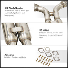 Load image into Gallery viewer, Nissan 370Z 2009-2020 Hi-Power Style Dual Tip Stainless Steel Catback Exhaust System (Piping: 2.25" / 58mm | Tip: 4.5")