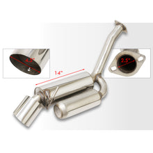 Load image into Gallery viewer, Nissan 370Z 2009-2020 Hi-Power Style Dual Tip Stainless Steel Catback Exhaust System (Piping: 2.25" / 58mm | Tip: 4.5")
