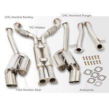 Load image into Gallery viewer, Nissan 370Z 2009-2020 Hi-Power Style Dual Tip Stainless Steel Catback Exhaust System (Piping: 2.25" / 58mm | Tip: 4.5")