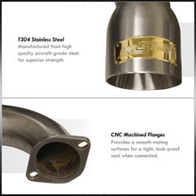 Load image into Gallery viewer, Subaru Impreza WRX Hatchback 2008-2014 Stainless Steel Catback Exhaust System Gunmetal (Piping: 3.0" / 76mm | Tip: 4.0")