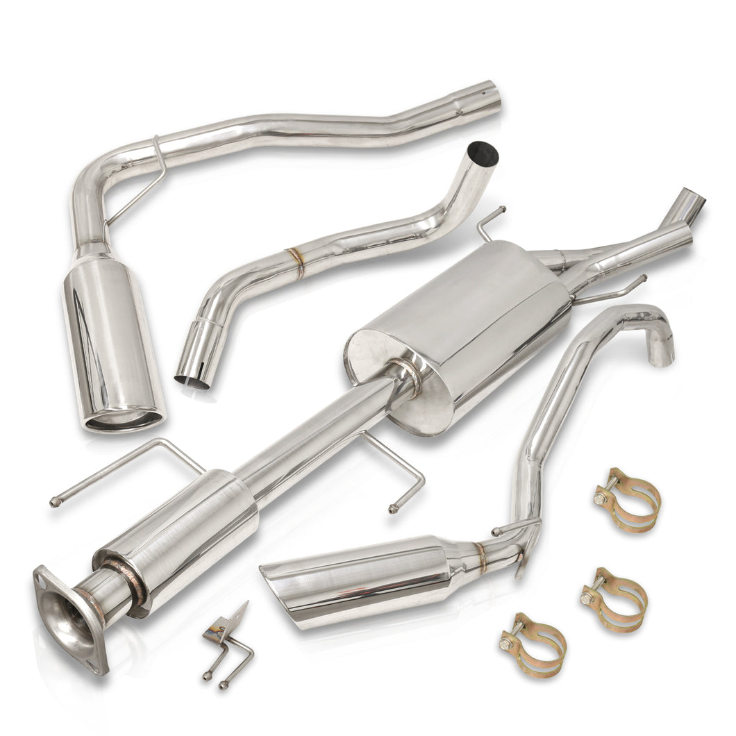 Toyota FJ Cruiser 4.0L 2007-2014 Dual Tip Stainless Steel Catback Exhaust System (Piping: 2.5