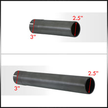 Load image into Gallery viewer, Volkswagen Golf MK4 1.8L Turbo 2000-2005 / Jetta MK4 1.8L Turbo 1999-2005 Dual Tip Stainless Steel Catback Exhaust System Gunmetal (Piping: 3.0" / 76mm | Tip: 2.5")