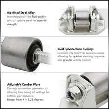 Load image into Gallery viewer, Honda Civic 2006-2011 Rear Upper Camber Kit +1.25/-1.25 Chrome (Single)