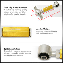 Load image into Gallery viewer, Acura Integra 1990-2001 / Honda Civic 1988-2000 / CRX 1988-1991 / Del Sol 1993-1997 Rear Control Arms Camber Kit Gold