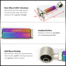 Load image into Gallery viewer, Acura Integra 1990-2001 / Honda Civic 1988-2000 / CRX 1988-1991 / Del Sol 1993-1997 Rear Control Arms Camber Kit Neo Chrome