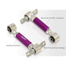 Load image into Gallery viewer, Acura Integra 1990-2001 / Honda Civic 1988-2000 / CRX 1988-1991 / Del Sol 1993-1997 Rear Control Arms Camber Kit Purple