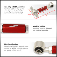 Load image into Gallery viewer, Acura Integra 1990-2001 / Honda Civic 1988-2000 / CRX 1988-1991 / Del Sol 1993-1997 Rear Control Arms Camber Kit Red