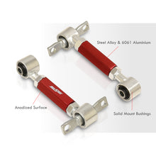 Load image into Gallery viewer, Acura Integra 1990-2001 / Honda Civic 1988-2000 / CRX 1988-1991 / Del Sol 1993-1997 Rear Control Arms Camber Kit Red