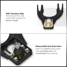 Load image into Gallery viewer, Acura Integra 1994-2001 / Honda Civic 1992-1995 / Del Sol 1993-1997 Front Upper Control Arms Camber Kit Black