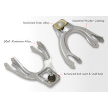 Load image into Gallery viewer, Acura Integra 1994-2001 / Honda Civic 1992-1995 / Del Sol 1993-1997 Front Upper Control Arms Camber Kit Silver