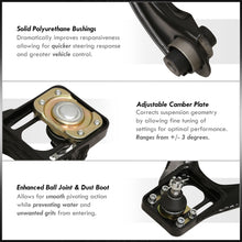 Load image into Gallery viewer, Honda Civic 1996-2000 Front Upper Control Arms Camber Kit Black