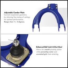 Load image into Gallery viewer, Honda Civic 1988-1991 / CRX 1988-1991 Front Upper Control Arms Camber Kit Blue