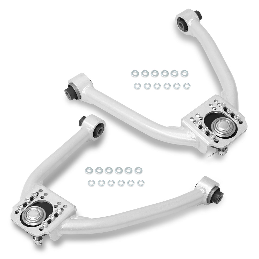 Nissan 350Z 2003-2009 / Infiniti G35 2003-2007 Front Upper Control Arms Camber Kit Silver