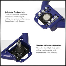 Load image into Gallery viewer, Acura Integra 1994-2001 / Honda Civic 1992-1995 / Del Sol 1993-1997 Front Upper Tubular Control Arms Camber Kit Blue