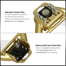 Load image into Gallery viewer, Acura Integra 1994-2001 / Honda Civic 1992-1995 / Del Sol 1993-1997 Front Upper Tubular Control Arms Camber Kit Gold