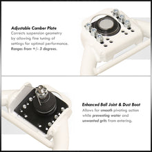 Load image into Gallery viewer, Acura Integra 1994-2001 / Honda Civic 1992-1995 / Del Sol 1993-1997 Front Upper Tubular Control Arms Camber Kit White