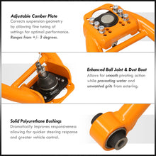 Load image into Gallery viewer, Honda Civic 1996-2000 Front Upper Tubular Control Arms Camber Kit Orange