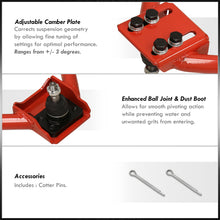 Load image into Gallery viewer, Lexus IS300 2001-2005 Front Upper Tubular Control Arms Camber Kit Red