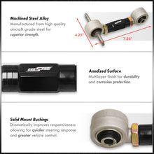 Load image into Gallery viewer, Acura Integra 1990-2001 / Honda Civic 1988-2000 / CRX 1988-1991 / Del Sol 1993-1997 Rear Control Arms Camber Kit Black (Version 4)