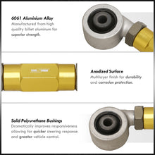 Load image into Gallery viewer, Acura Integra 1990-2001 / Honda Civic 1988-2000 / CRX 1988-1991 / Del Sol 1993-1997 Rear Control Toe Arms Kit Gold (Version 4)