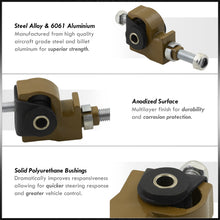 Load image into Gallery viewer, Acura Integra 1990-2001 / Honda Civic 1988-2000 / CRX 1988-1991 / Del Sol 1993-1997 Front Upper Control Arms Camber Kit Bushings Brown