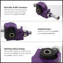 Load image into Gallery viewer, Acura Integra 1990-2001 / Honda Civic 1988-2000 / CRX 1988-1991 / Del Sol 1993-1997 Front Upper Control Arms Camber Kit Bushings Purple