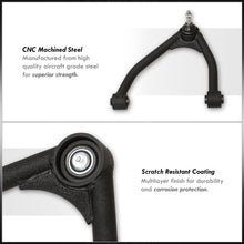 Load image into Gallery viewer, Chevrolet Silverado 1500 2007-2016 / GMC Sierra 1500 2007-2016 2-4" Lift Front Upper Tubular Control Arms Black (Models With Factory Forged Steel Arms Only)