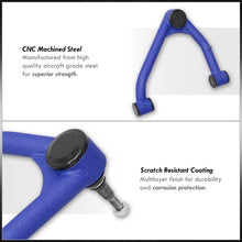 Load image into Gallery viewer, Chevrolet Silverado 1500 2014-2018 / GMC Sierra 1500 2014-2018 2-4" Lift Front Upper Tubular Control Arms Blue (Models with Stamped Steel & Aluminum Arms Only)