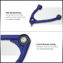 Load image into Gallery viewer, Chevrolet Suburban 2007-2020 / Tahoe 2007-2020 / GMC Yukon & XL 2007-2020 / Cadillac Escalade 2007-2020 2-4" Lift Front Upper Tubular Control Arms Blue