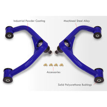 Load image into Gallery viewer, Chevrolet Silverado 2500HD 3500HD 8-Lug 2011-2019 / GMC Sierra 2500HD 3500HD 8-Lug 2011-2019 2-4" Lift Front Upper Tubular Control Arms Blue