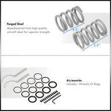 Load image into Gallery viewer, Hyundai Tiburon 1996-1998 Coilover Sleeves Kit Silver