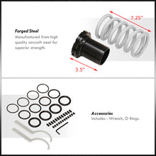 Load image into Gallery viewer, Volkswagen Golf MK3 1993-1999 / Jetta MK3 1993-1999 Coilover Sleeves Kit Silver