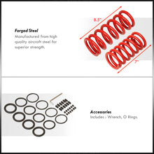 Load image into Gallery viewer, Hyundai Tiburon V6 2002-2005 Coilover Sleeves Kit Red