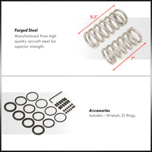 Load image into Gallery viewer, Hyundai Tiburon V6 2002-2005 Coilover Sleeves Kit Silver